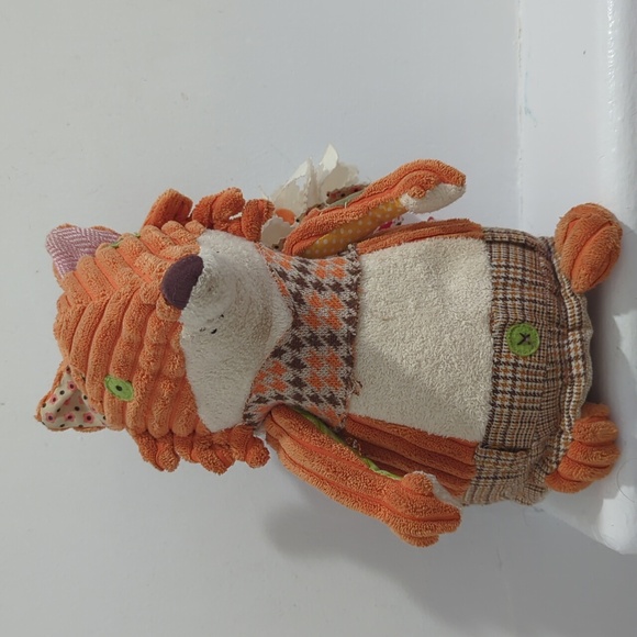 3/$20 - "Kitschos the Fox" Orange Tactile Sensory Plush Toy - Picture 2 of 5